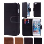 32nd Premium Series - Real Leather Book Wallet Case Apple Iphone 7, 8, Se (2020)