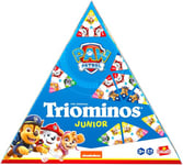 TRIOMINOS Junior - Edition Pat' Patrouille - Jeu de Dominos pour Enfants dès 3 Ans - Dominos à 3 côtés - Jeu d'Observation & Association - Double Face Triominos ou Puzzle - 1 à 4 Joueurs - 20 Min