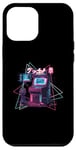 Coque pour iPhone 14 Pro Max Style de jeu d'arcade japonais cyber rétro Japan Art