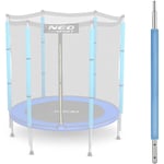 Poteau inférieur pour trampoline avec filet extérieur 4,5 pi bleu Neo-Sport