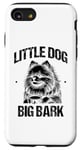 Coque pour iPhone SE (2020) / 7 / 8 Little Dog Big Bark Poméraniens Chien Poméranien