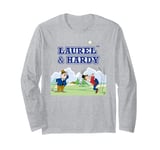 Laurel & Hardy Comic Book Golf Sketch Long Sleeve T-Shirt