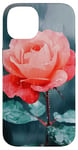 Coque pour iPhone 14 Rose Aquarelle Rose Art Aquarelle Rose Floral