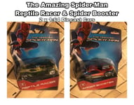 Majorette: Amazing Spider-Man Reptile Racer & Spider Booster Toy Cars (2x Cars)