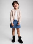 Mango Kids' Sally Cardigan, Pastel Brown