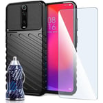 Pack Coque + Verre Trempé + Chargeur Voiture Pour Xiaomi Mi 9t 2019