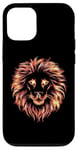 iPhone 12/12 Pro Gold Galaxy Face Lion King Of Animals From Africa Case