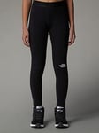 THE NORTH FACE Junior Girls Everyday Leggings - Black, Black, Size L=13-14 Years