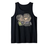 Disney Pixar Up Carl & Ellie Colored Sketch Tank Top