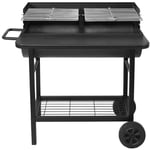 Robby - Barbecue à charbon 71x35.5cm avec chariot smoker one