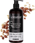 Lonstin Hair Thickening Shampoo 500Ml, Argan Oil Volume Hair Shampoo Moroccan De