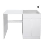 1 X MEUBLE DE CUISINE. LES PUITS pour L. 120x60 Blanc Droite