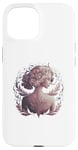 Coque pour iPhone 15 Sculpture Femme Femmes Autonomisation Fleurs