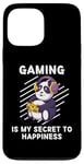 Coque pour iPhone 13 Pro Max Le jeu Kawaii Panda est mon secret pour trouver le bonheur