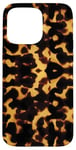 iPhone 15 Pro Max Tortoise Shell Pattern Brown & Orange Exotic Turtle Shell Case