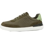 Clarks Homme CourtLite Tor Basket, Olive, 44 EU