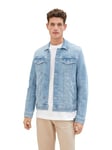 TOM TAILOR 1040165 Blouson en Jean, 10140-Super Stone Blue Denim, L Homme