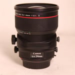 Canon Used TS-E 24mm f/3.5L II Manual Focus Tilt Shift Lens