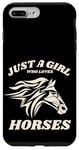 iPhone 7 Plus/8 Plus Just a Girl who Loves Horses for Horse Loving women girls Case