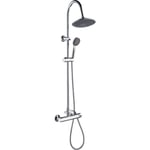 Epice colonne de douche chromée avec mitigeur mécanique - Chromé - Essebagno