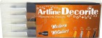 Artline Decorite Brush Modern Metallic 4-pk EDF-FW4