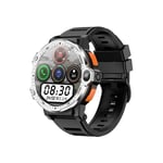 Rainbuvvy Pg999 Smartwatch 1.54 Pouces Android 8.1 Double Camera Wifi Gps Moniteur De Frequence Cardiaque Ram4gb Rom64gb Bluetooth Talk 800mah Single Sim 4g Smartwatch Argent