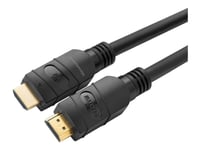 Microconnect - Hög Hastighet - Hdmi-Kabel Med Ethernet - Hdmi Hane Till Hdmi Hane - 15 M - Dubbelt Skärmad - Svart - Inomhus, Dolby Dts-Hd Master Audio-Support, 1-Vägs, 4K60 Hz (4096 X 2160) Stöd