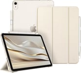 Coque Pour Ipad Air 11 Pouces 2024/Ipad Air 5/Ipad Air 4 (2022/2020) 10.9"" - [Rangement De Stylet] Étui Transparent Mat, Housse Fine Protection Veille/Réveil Automatique, Lumière Stellaire