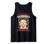 Goldendoodle Christmas Dog Breed A Very Merry Goldendoodle Tank Top