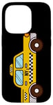 Coque pour iPhone 14 Pro I Love New York City - Cool New York City Funny Yellow Taxi