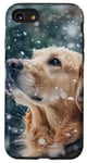 iPhone SE (2020) / 7 / 8 Golden Labrador Retriever t featuring a Winter Labrador Case