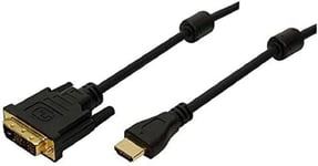 LogiLink CH0013 CH0013 HDMI to DVI Cable, 3 Meter Length