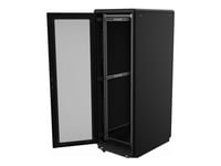 Lanview By Logon - Rack Skåp - 750 X 1000 Mm, Soundproof - Med 9 Kylfläktar, Strömfördelningsenhet - Fristående - Svart, Ral 9005 - 36U - 19"