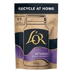 L’OR Intense Instant Coffee Refill 125G (Pack of 6, Total 750G)