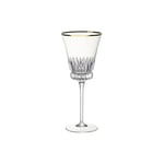 Villeroy & Boch - lot de verres à vin rouge avec bord doré Grand Royal Gold, verres à vin de 200 ml, verre cristallin, transparent