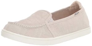 ROXY Femme Minnow Slip on Sneaker Basket, Beige Clair, 35.5 EU