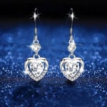 Gypsophila Heart Earrings Heart of The Ocean Stud Earrings  Women Girl