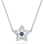 Collier Swarovski  Collier  Stella bleu