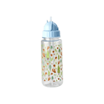 Rice - Plastic Kids Drinking Bottle with Happy Forest Print - Blue - 500 ml