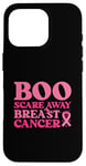 Coque pour iPhone 16 Pro Ruban rose chimio cancer du sein femme Halloween