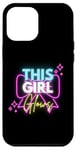 iPhone 12 Pro Max This Girl Glows For Kids Tie Dye Bright Colors 80's and 90's Case