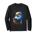 Eagle Hand painted eagle - Bald Eagle Soars Long Sleeve T-Shirt