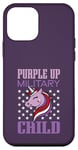 Coque pour iPhone 12 mini Purple Up Militaire Enfant Licorne Militaire Enfant