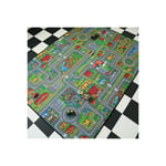 Décoweb - Tapis de jeu enfant - Circuit de voiture - Ville - 145 x 200 cm