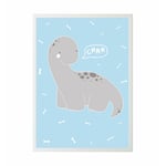 A little lovely company - Poster Brontosaurus, 50x70 cm