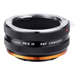 K&F Concept Adapter, Pentax K PK Lenses to Sony E NEX a6000 a5000 a7 Pro