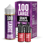 LARGE JUICE GRAPE EXPECTATIONS 100ML 0MG 0MG SHORTFILL E-LIQUID