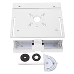 Metal Router Flip Board Aluminum Woodworking Insert Base Plate For Router UK GGM