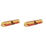 Toblerone Swiss Milk Chocolate Bar with Honey and Almond Nougat 750 g (Pack of 2)