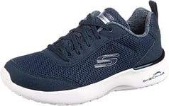 Skechers Women's Skech-air Dynamight Fast Brake Trainers,Navy Mesh / White Trim,6.5 UK